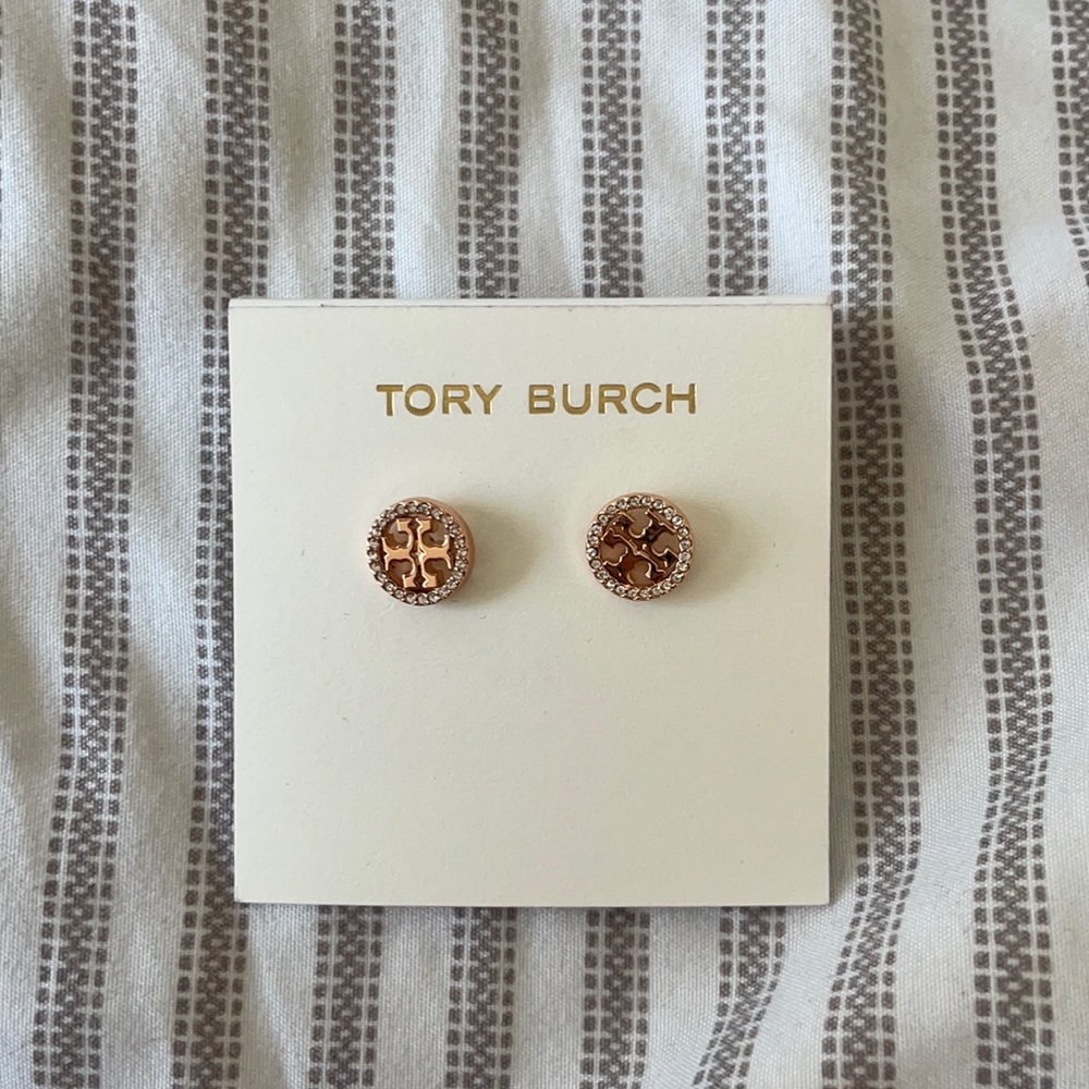 COPY - Tory Burch Rose Gold Earrings